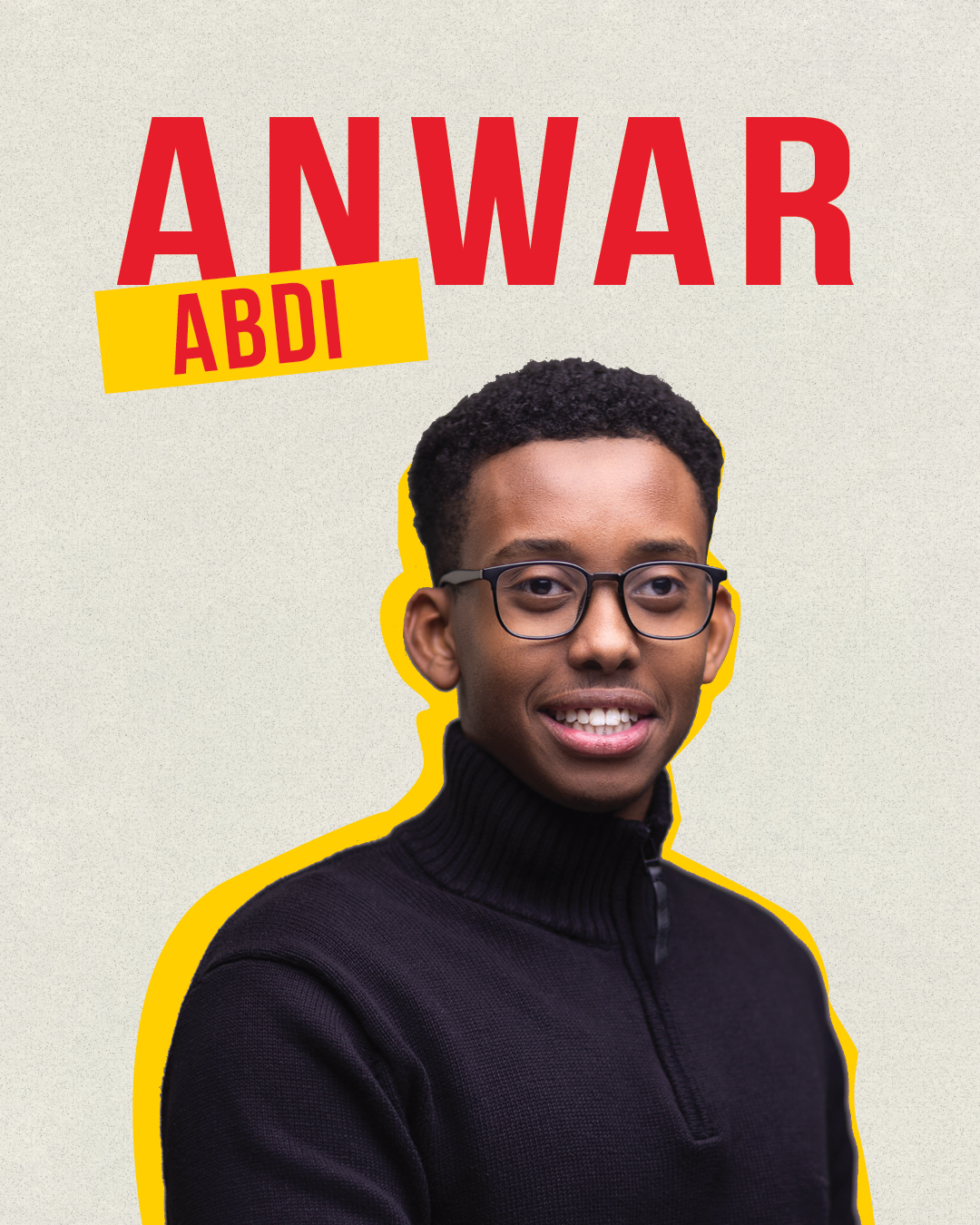 Anwar Abdi, 2024 Healthcare Bursary Winner